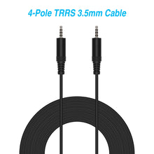 50Ft 3.5mm 4-Pole M/M Stereo TRRS Audio Cable