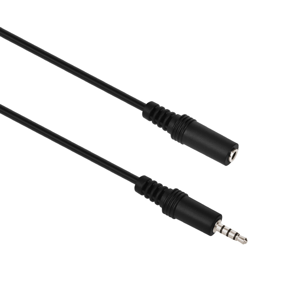12Ft 3.5mm 4-Pole M/F Stereo TRRS Audio Cable