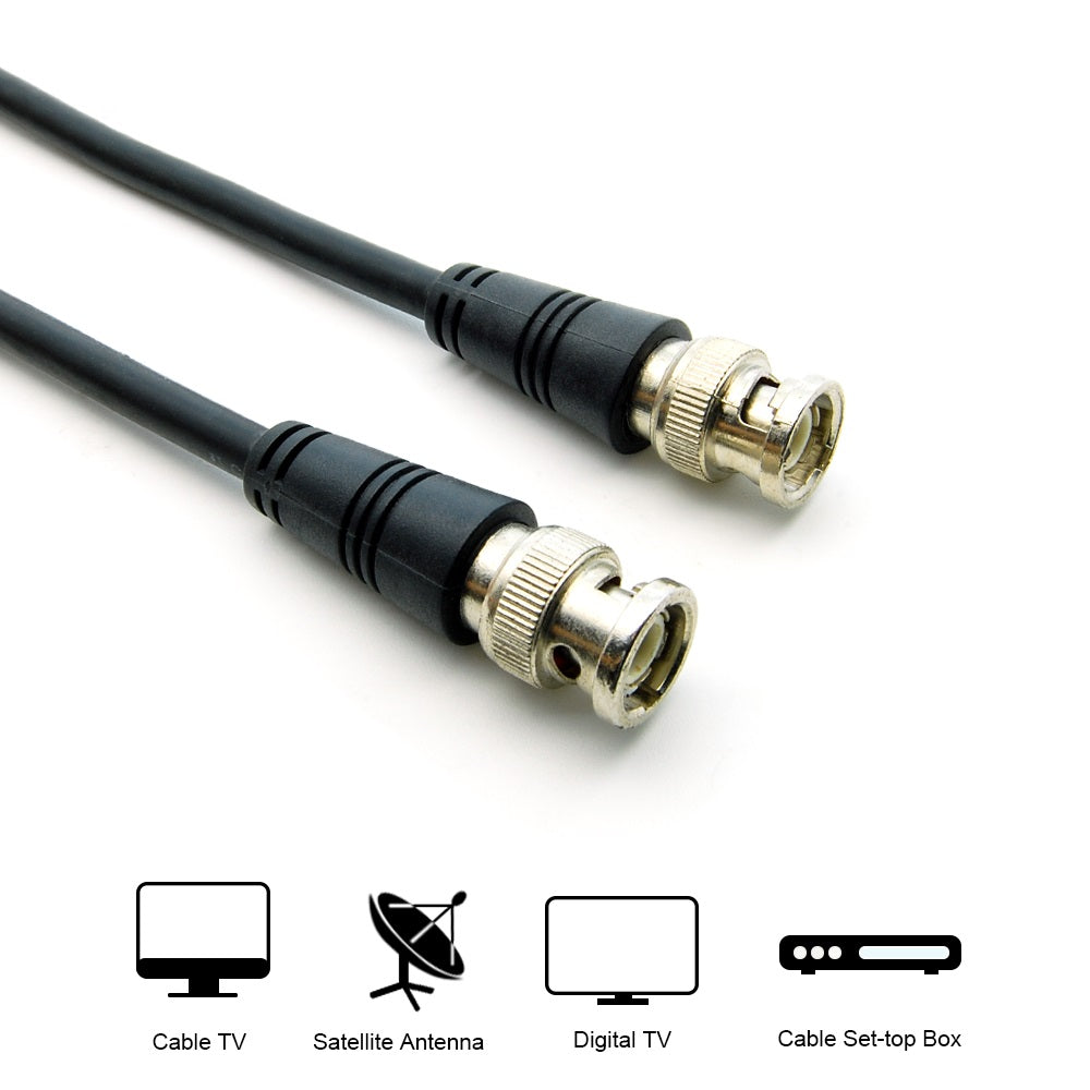 3Ft RG59 Cable with BNC Male Connector