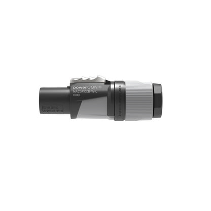 Neutrik Professional PowerCON "OUT" Connector Gray NAC3FXXB-W-L  (For 10 - 16 mm cable)
