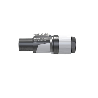 Neutrik Professional PowerCON "OUT" Connector Gray NAC3FXXB-W-S  (For 6 - 12 mm cable)