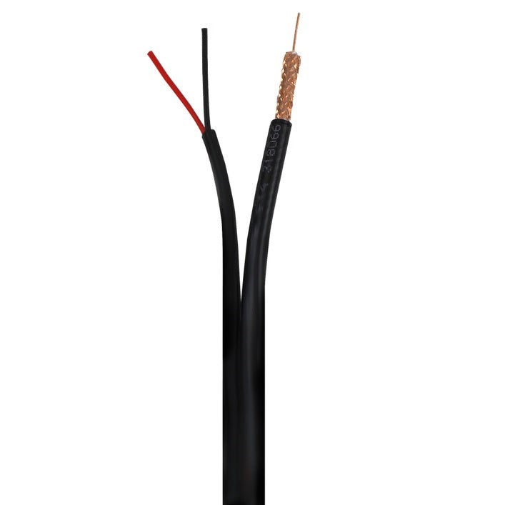 1000Ft RG59 w/2x18AWG Power White CM