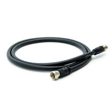 100Ft F-Type Screw-on RG6 Cable Black