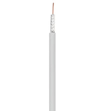 500Ft RG6 CMR CCS Quad Shield Coax Cable White