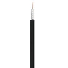 1000Ft RG6 CMR CCS Quad Shield Coax Cable Black