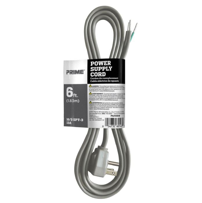 6Ft 16/3 SPT-3 Garbage Disposal Power Cord