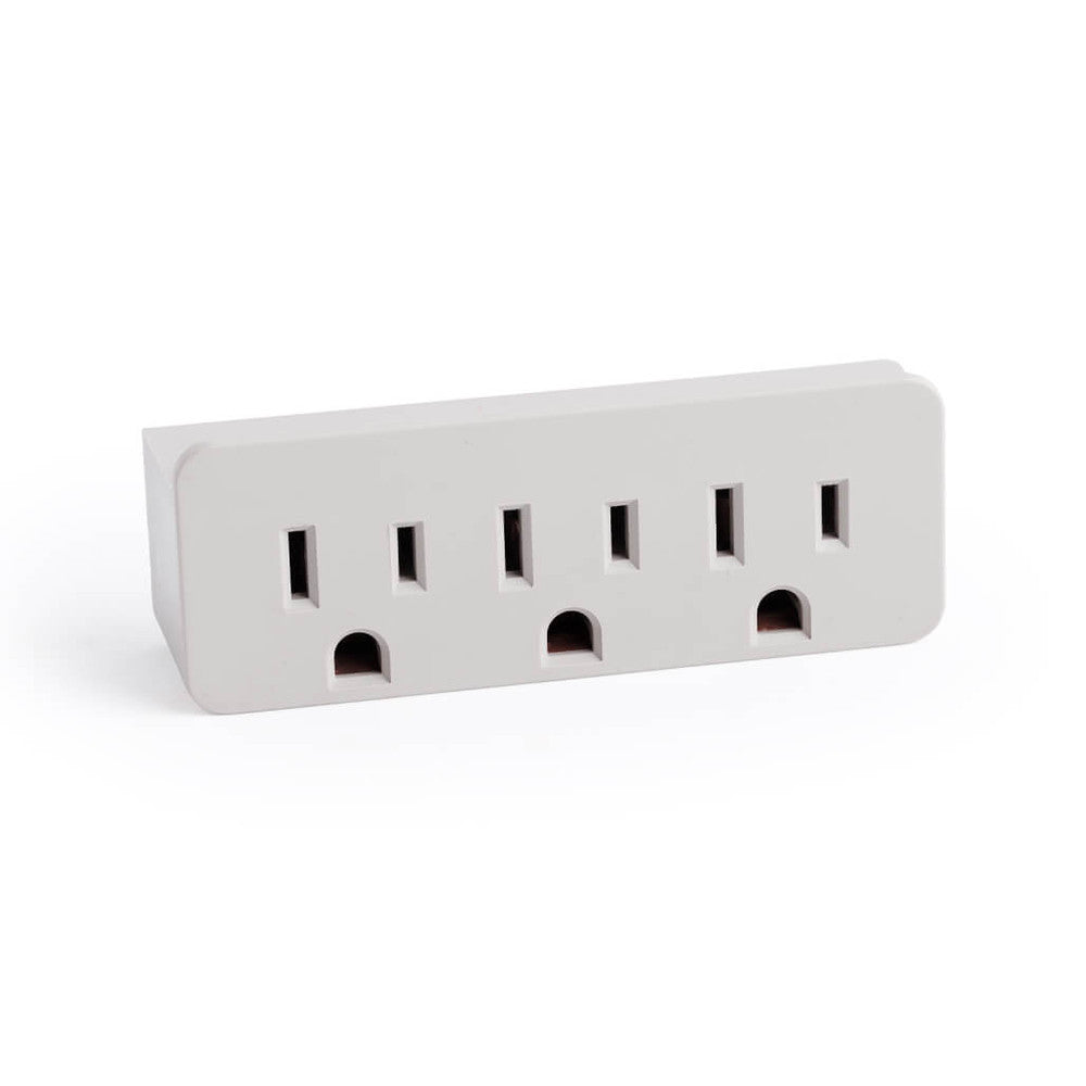 3 Outlet Grounding Tap AC125V 15A