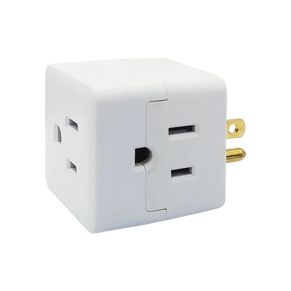 3 Outlet Cube Adapter