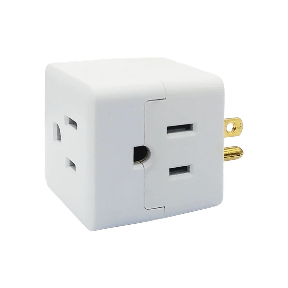 3 Outlet Cube Adapter