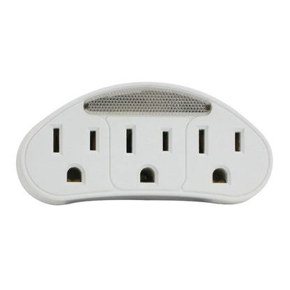 3-Outlet Power Tap with Photocell Nightlight