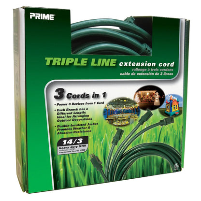 23FT 14/3 STW Green Triple Line " W" Cord - AD190723