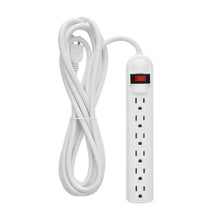 12Ft 6-Outlet Surge Protector 14AWG/3, 15A, 90J