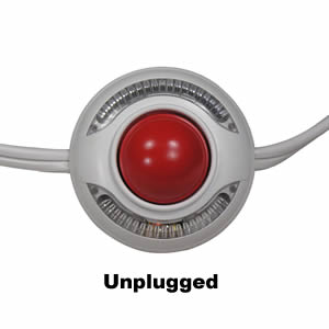 Lighted Foot Switch with 9Ft 3 Outlet Cord