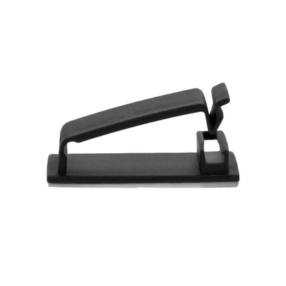 Nylon Self Adhesive Cable Management Clip Long Type 45x19mm L, 100-Pack
