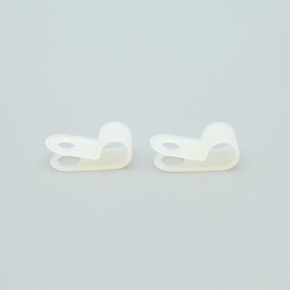 R-Type Cable Clamp 1/4" Clear 100pk