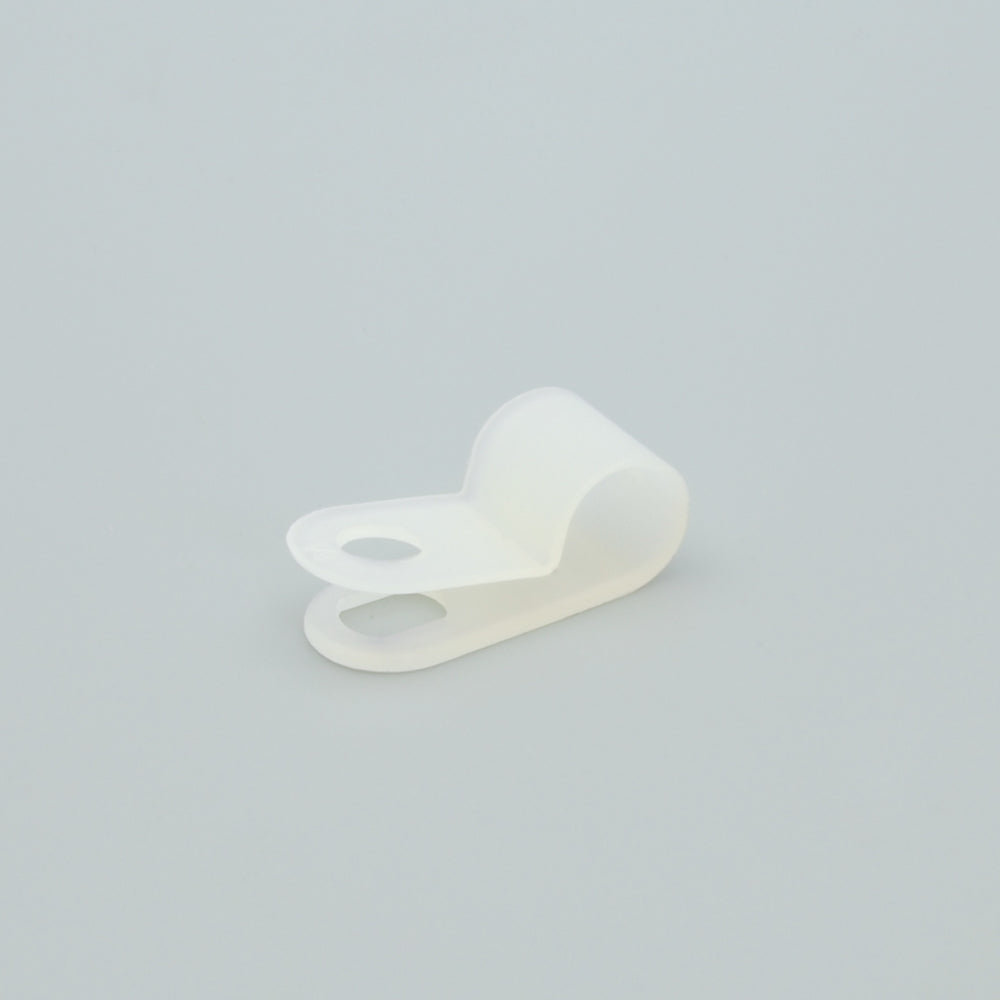R-Type Cable Clamp 1/4" Clear 100pk