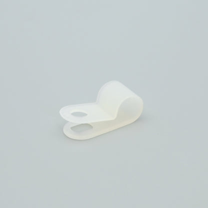 R-Type Cable Clamp 1/4" Clear 100pk
