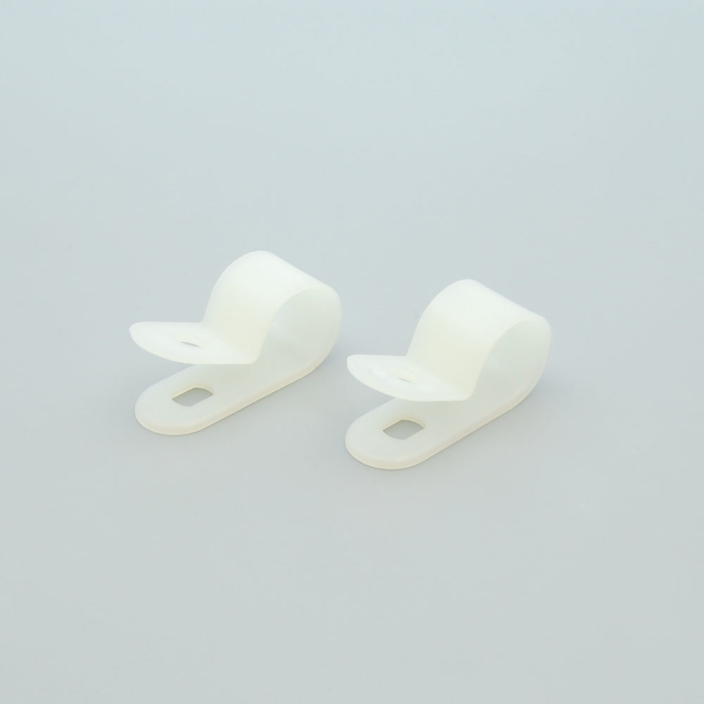 R-Type Cable Clamp 1/2" Clear 100pk