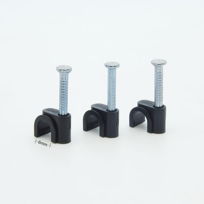 Nail-in Clip for RG59 Black 100pack
