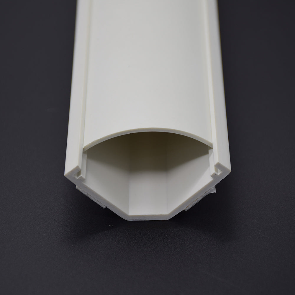5Ft Small Corner Duct Cable Raceway White  (W43 x H23mm)