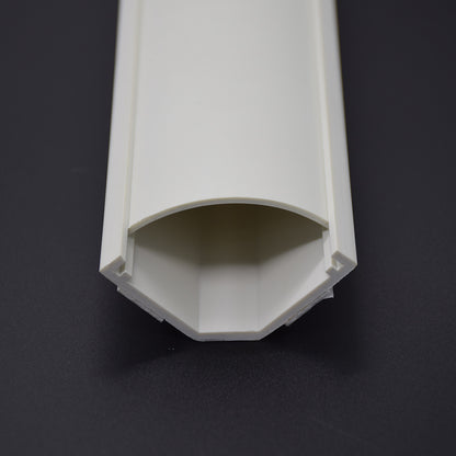5Ft Small Corner Duct Cable Raceway White  (W43 x H23mm)