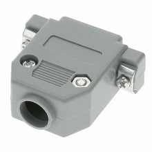 DB15 Plastic Hoods Gray Screw Type