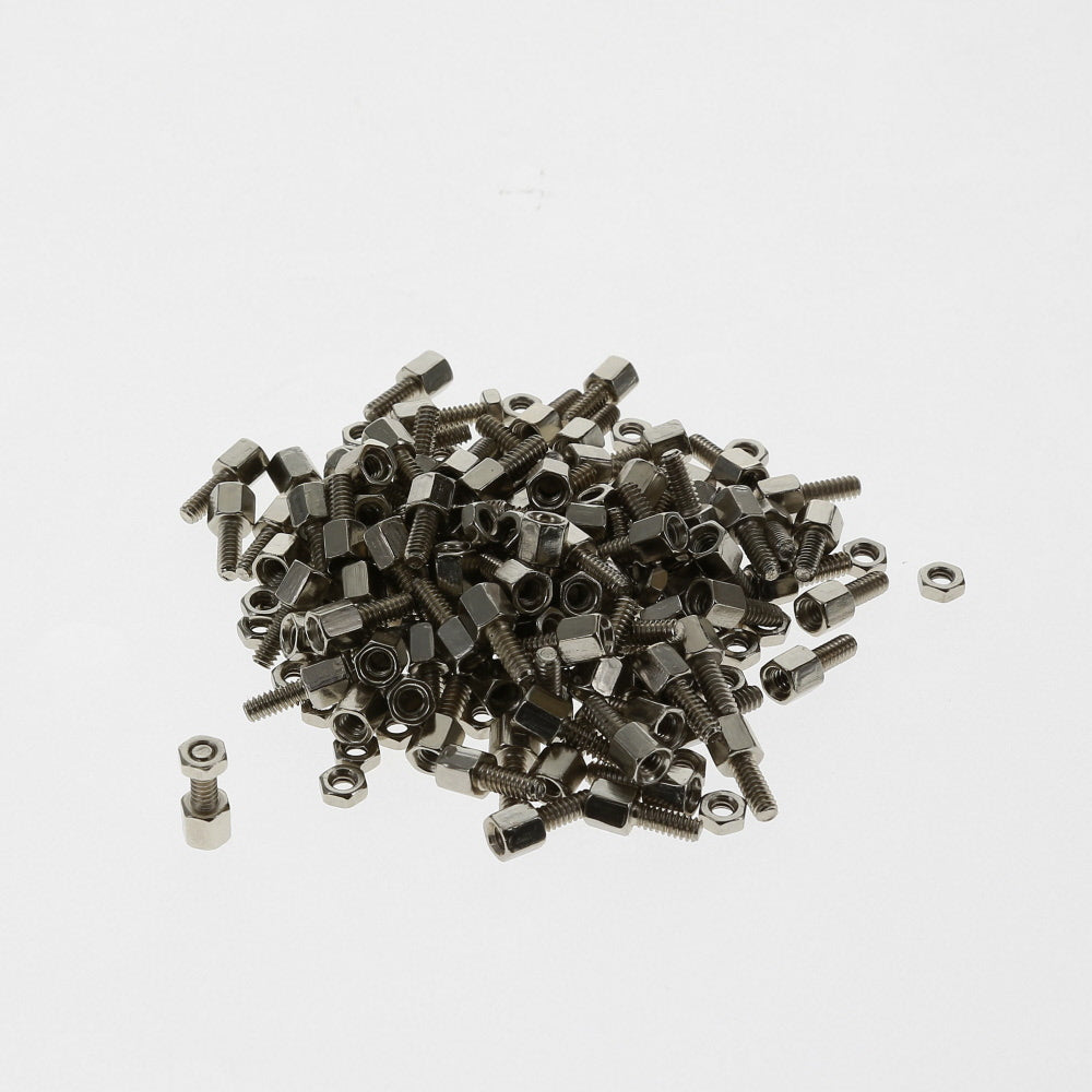 D-Sub Hex Head Screw with Nut 4-40UNC, 100pcs/Bag